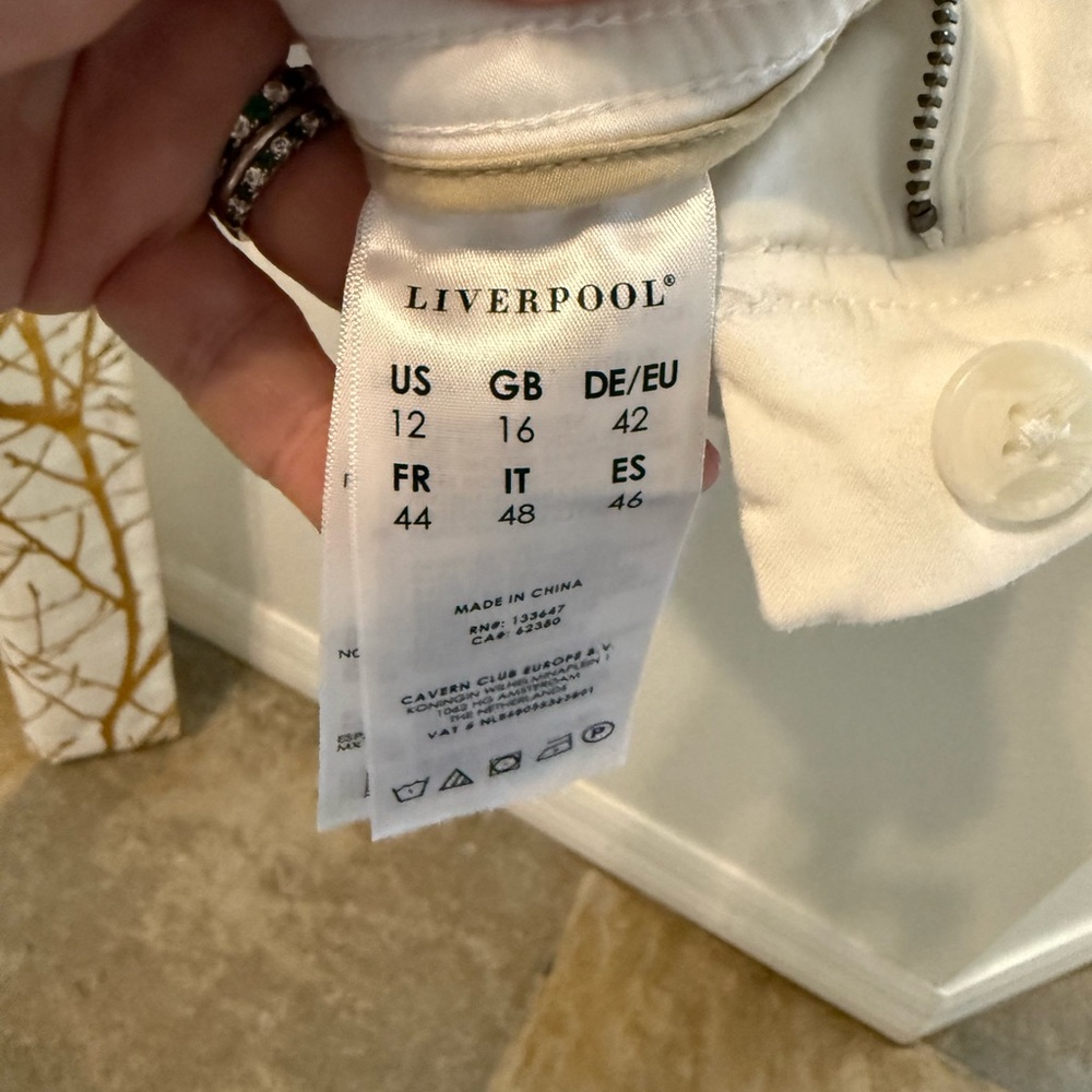 Liverpool Ivory Button-Up Jacket - Picture 5 of 6